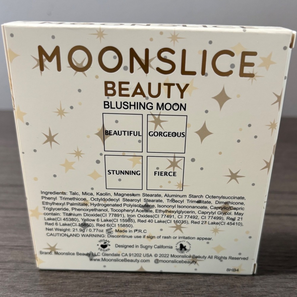 NEW Moonslice Beauty Blushing Moon 4-Shade Blush Palette - Picture 4 of 4
